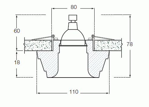 Декоративный гипсовый светильник sv 7013